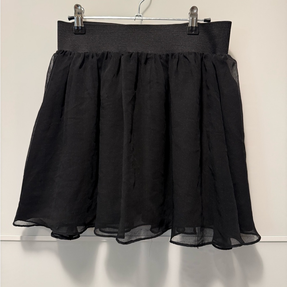H&M Black Skater Skirt